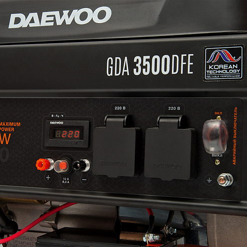 Генератор двухтопливный DAEWOO GDA 3500DFE_8